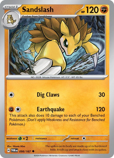 Sandslash (098/167) (SV06: Twilight Masquerade)