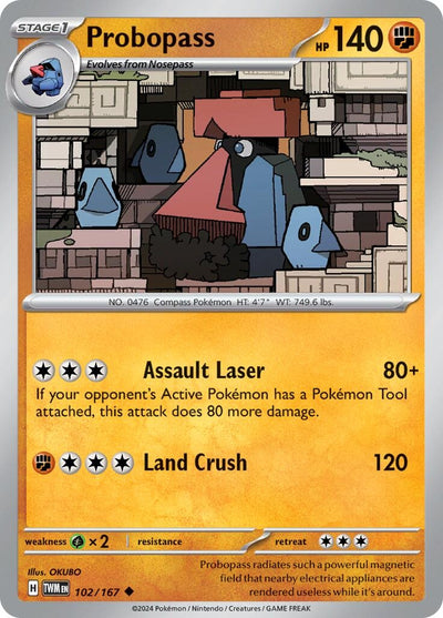 Probopass (102/167) (SV06: Twilight Masquerade)