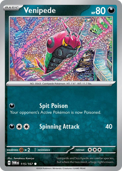 Venipede (115/167) (SV06: Twilight Masquerade)