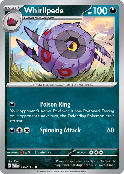 Whirlipede (116/167) (SV06: Twilight Masquerade)