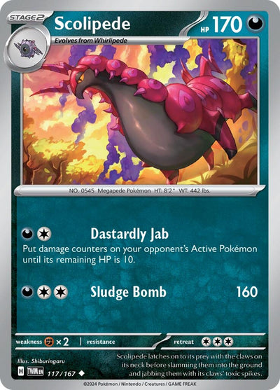 Scolipede (117/167) (SV06: Twilight Masquerade)