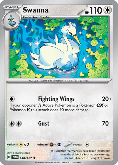 Swanna (140/167) (SV06: Twilight Masquerade)