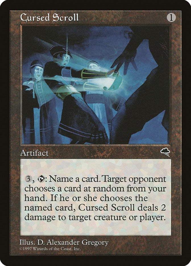 Cursed Scroll (281) [TMP] - MTG Single