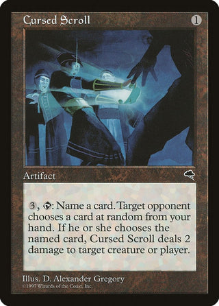 Cursed Scroll (281) [TMP] - MTG Single