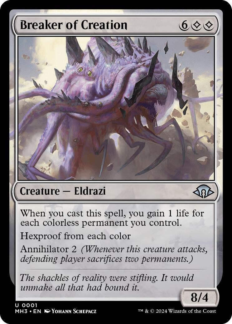 Breaker of Creation (1) [MH3] - MTG Single