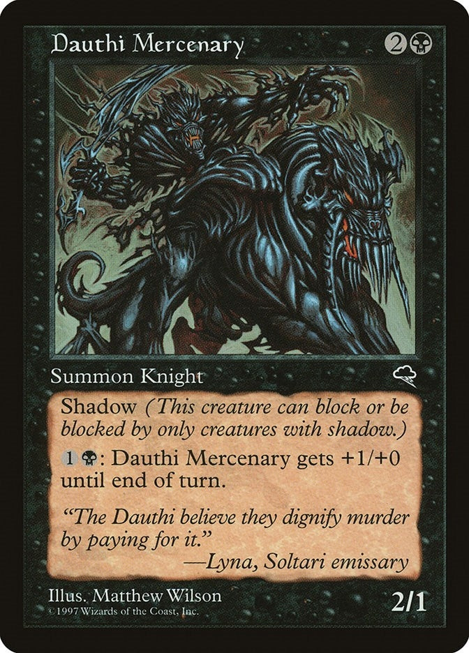 Dauthi Mercenary (124) [TMP] - MTG Single