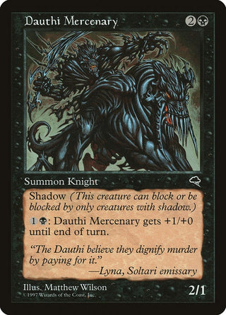 Dauthi Mercenary (124) [TMP] - MTG Single