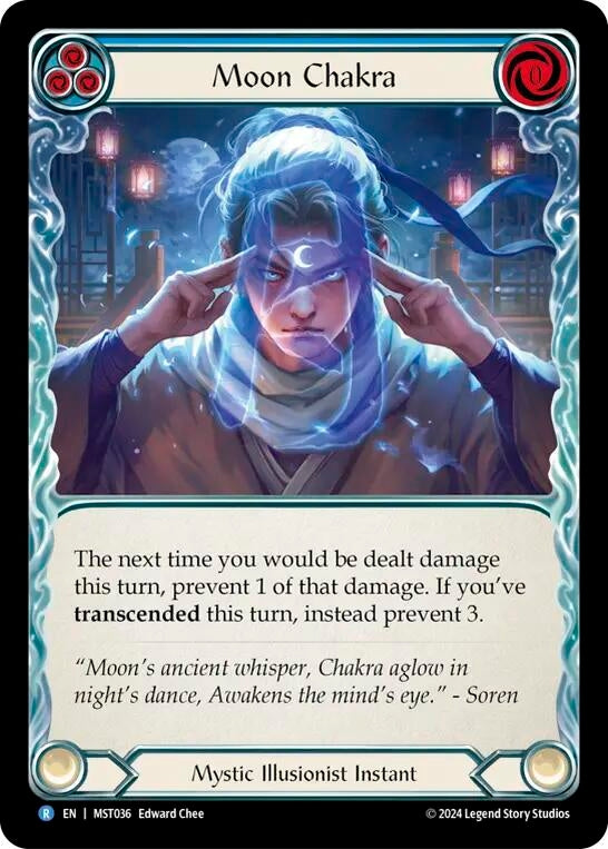 Moon Chakra (Blue) (36) [MST] - Flesh and Blood TCG Single