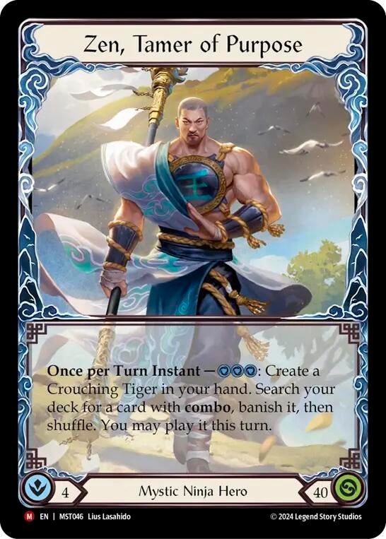 Zen Tamer of Purpose (46) [MST] - Flesh and Blood TCG Single