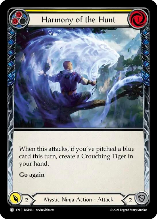 Harmony of the Hunt (Yellow) (61) [MST] - Flesh and Blood TCG Single