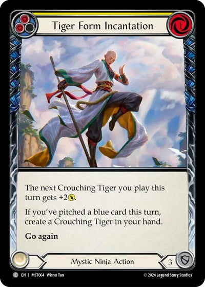 Tiger Form Incantation (Yellow) (64) [MST]