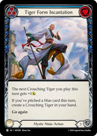 Tiger Form Incantation (Blue) (65) [MST]