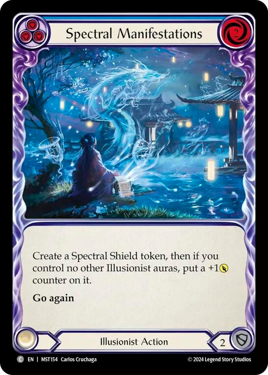 Spectral Manifestations (Blue) (154) [MST] - Flesh and Blood TCG Single