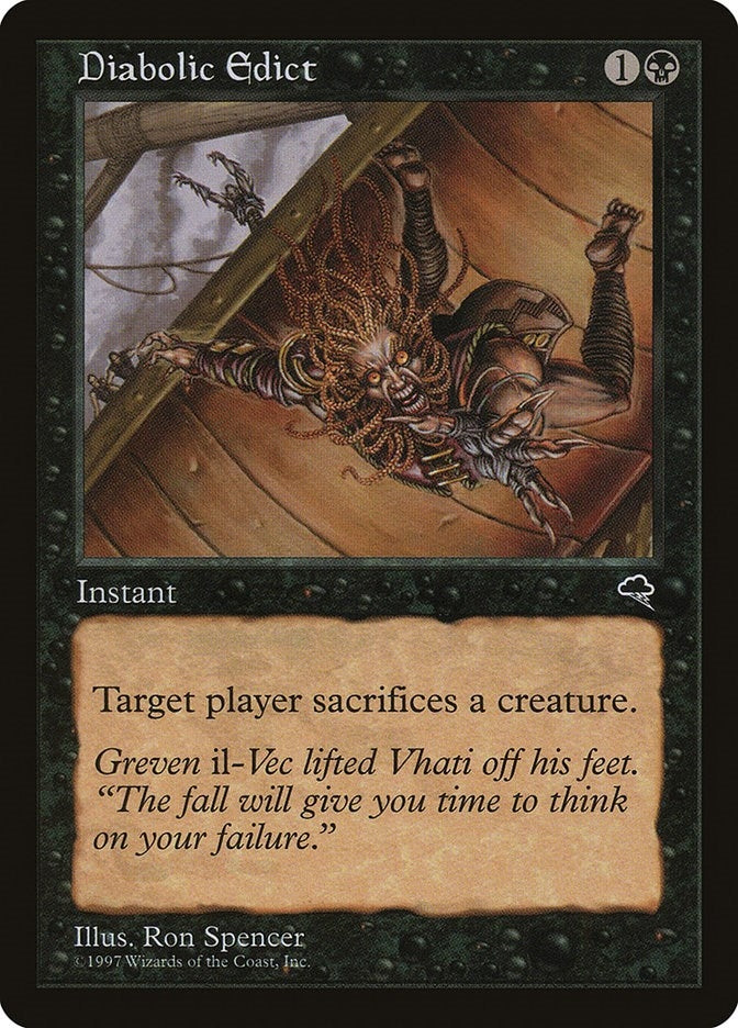 Diabolic Edict (128) [TMP] - MTG Single