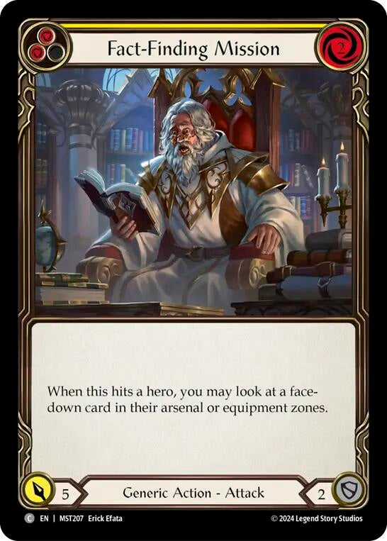 Fact-Finding Mission (Yellow) (207) [MST] - Flesh and Blood TCG Single