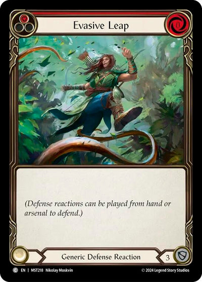 Evasive Leap (Red) (218) [MST]