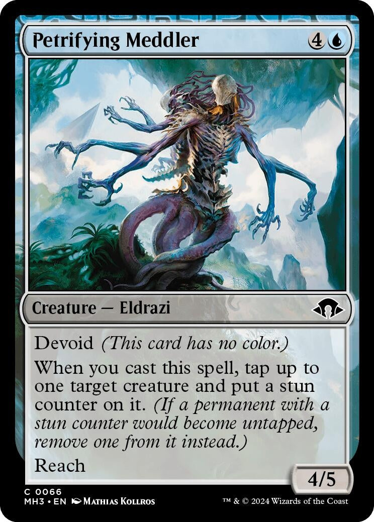 Petrifying Meddler (66) [MH3] - MTG Single