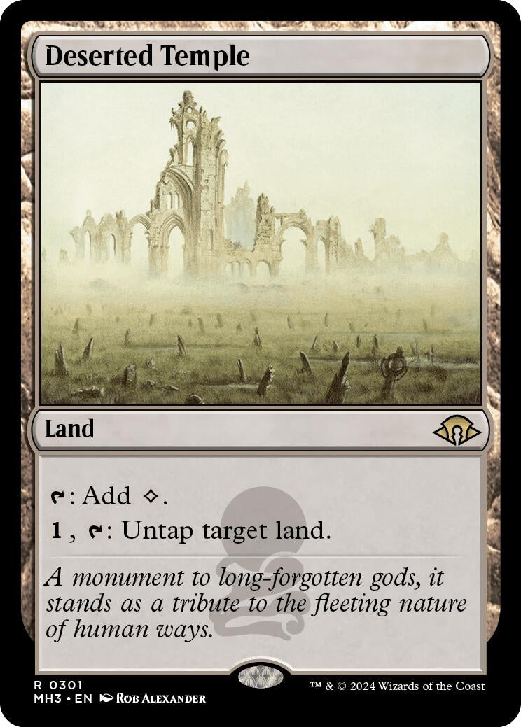 Deserted Temple (301) [MH3] - MTG Single