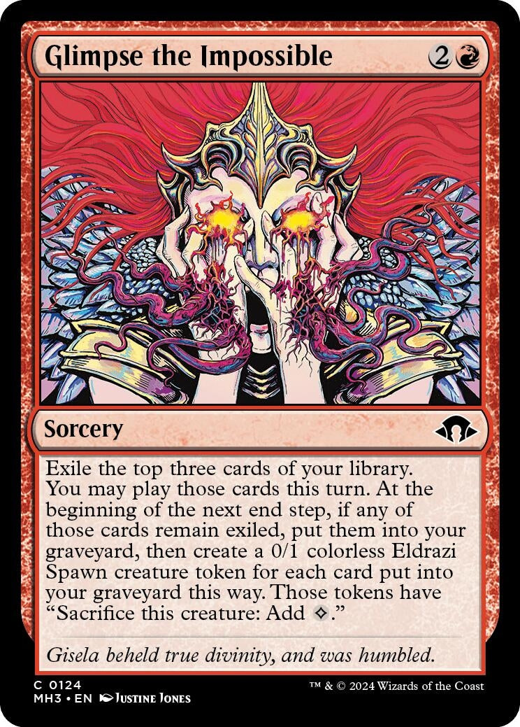Glimpse the Impossible (124) [MH3] - MTG Single