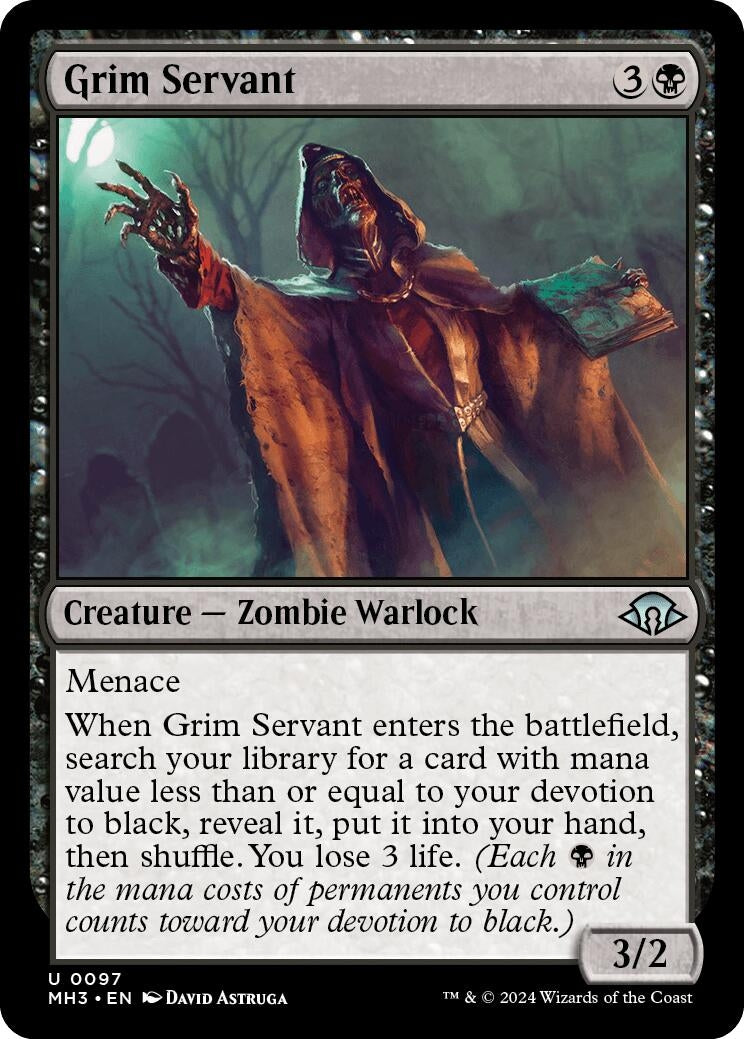 Grim Servant (97) [MH3] - MTG Single