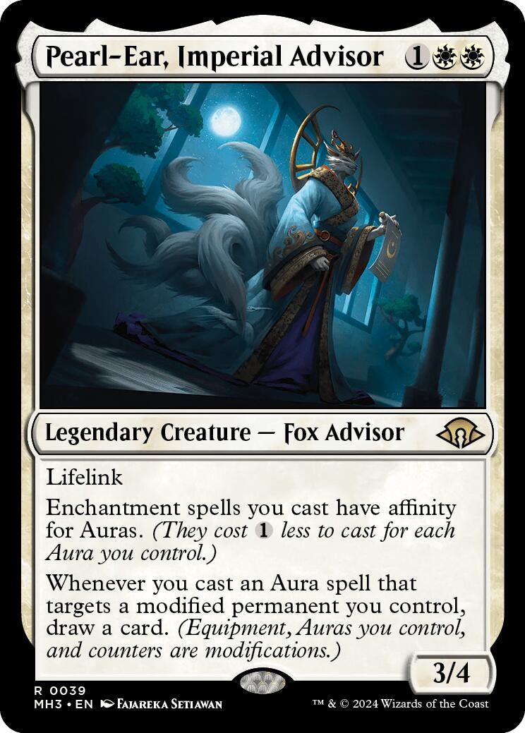 Pearl-Ear Imperial Advisor (39) [MH3] - MTG Single
