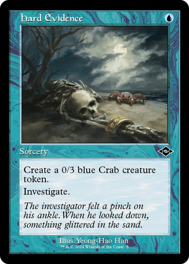 Hard Evidence (Retro Frame) (5) [MH2] - MTG Single