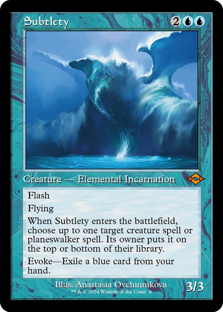 Subtlety (Retro Frame) (6) [MH2] - MTG Single