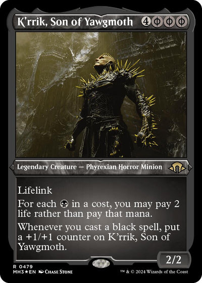 K'rrik, Son of Yawgmoth (Foil Etched) (479) [MH3]