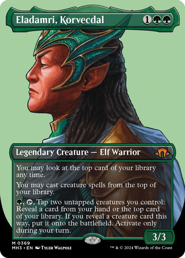 Eladamri Korvecdal (Borderless) (369) [MH3] - MTG Single