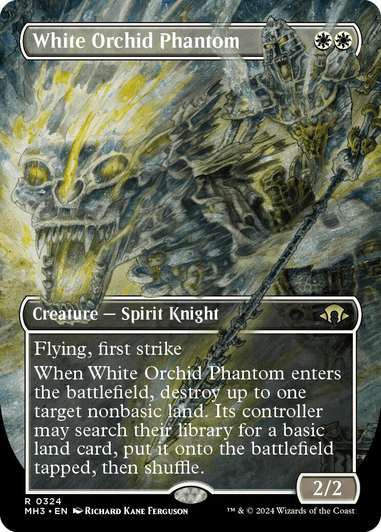 White Orchid Phantom (Borderless) (324) [MH3] - MTG Single
