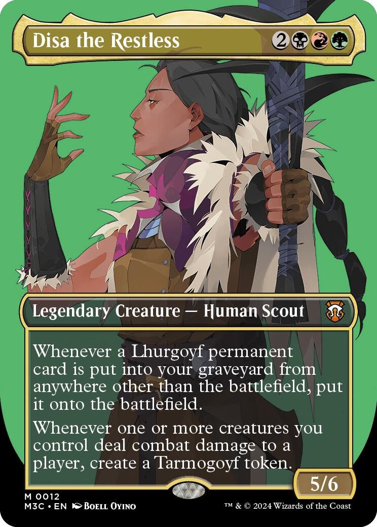 Disa the Restless (Borderless) (12) [M3C] - MTG Single
