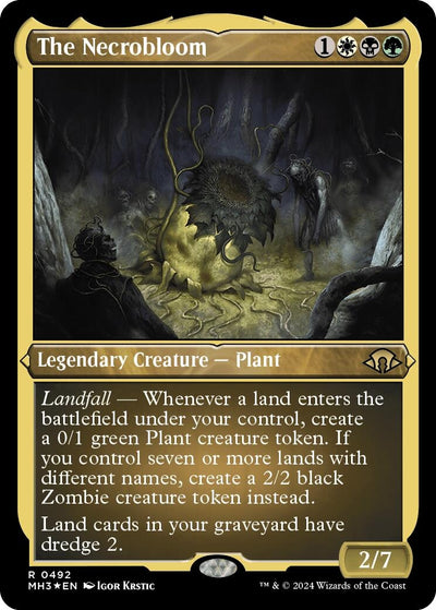 The Necrobloom (Foil Etched) (492) [MH3]