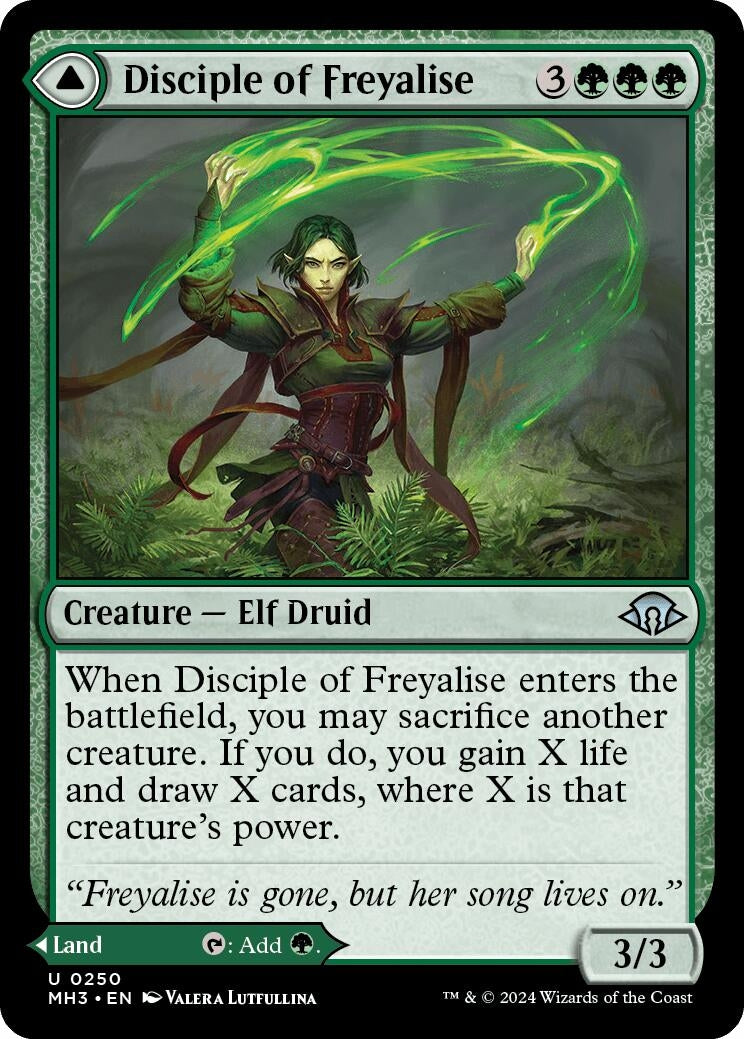 Disciple of Freyalise (250) [MH3] - MTG Single