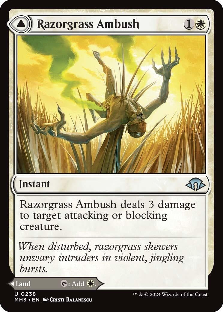 Razorgrass Ambush (238) [MH3] - MTG Single