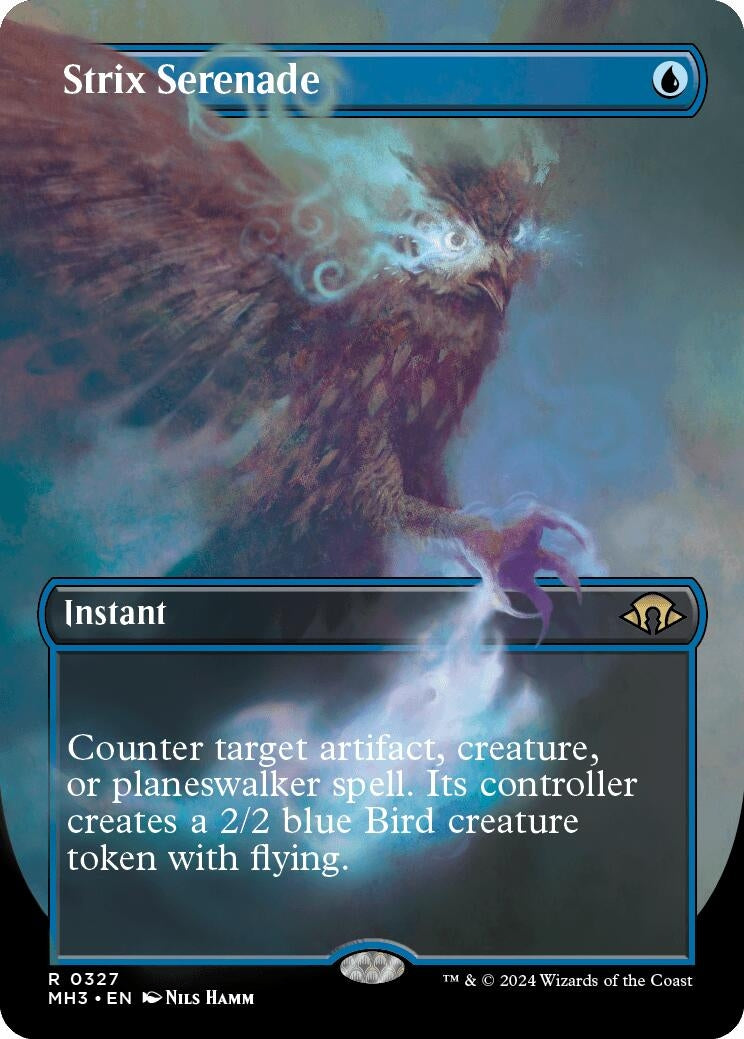 Strix Serenade (Borderless) (327) [MH3] - MTG Single