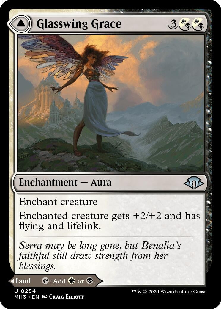 Glasswing Grace (254) [MH3] - MTG Single