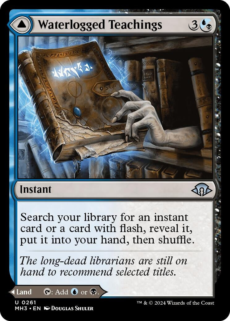Waterlogged Teachings (261) [MH3] - MTG Single