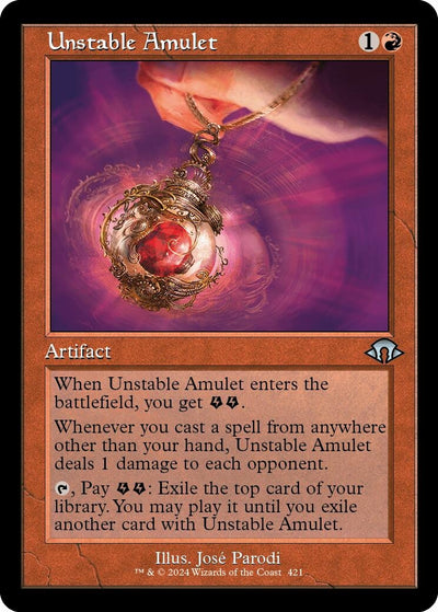 Unstable Amulet (Retro Frame) (421) [MH3]