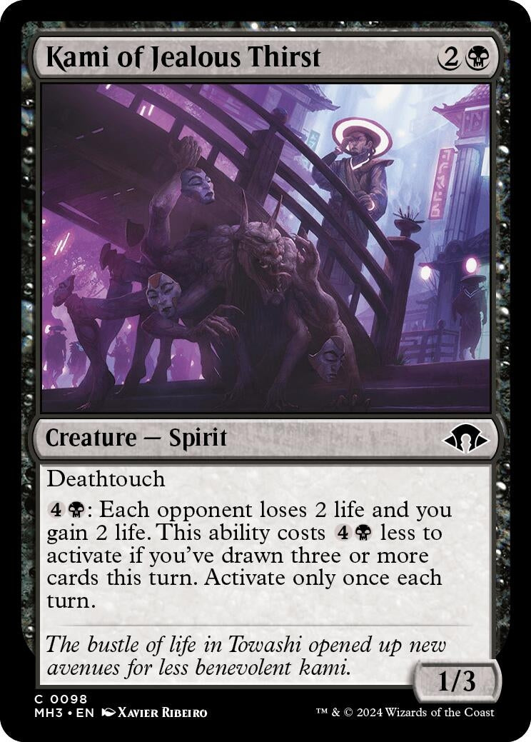 Kami of Jealous Thirst (98) (Modern Horizons 3) (MH3)