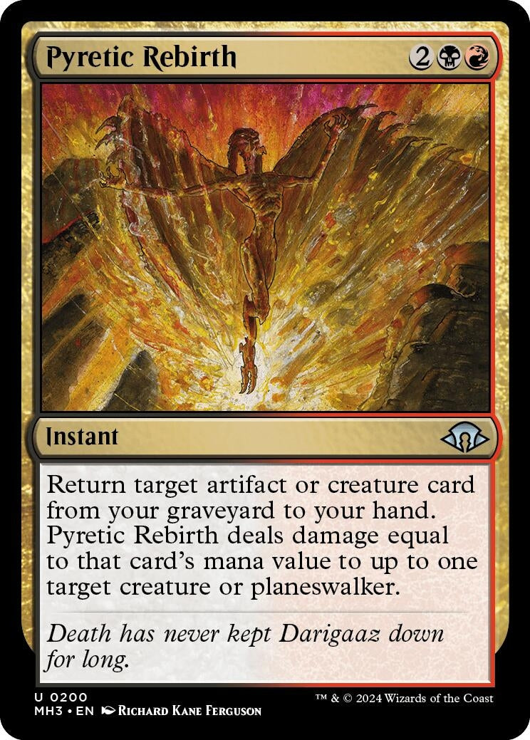 Pyretic Rebirth (200) [MH3] - MTG Single