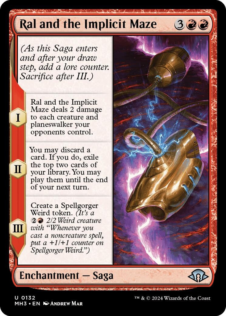 Ral and the Implicit Maze (132) [MH3] - MTG Single