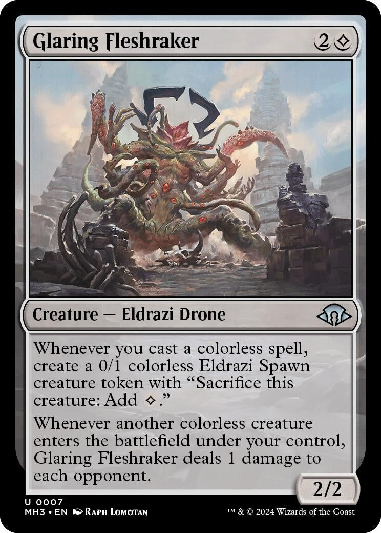 Glaring Fleshraker (7) [MH3] - MTG Single