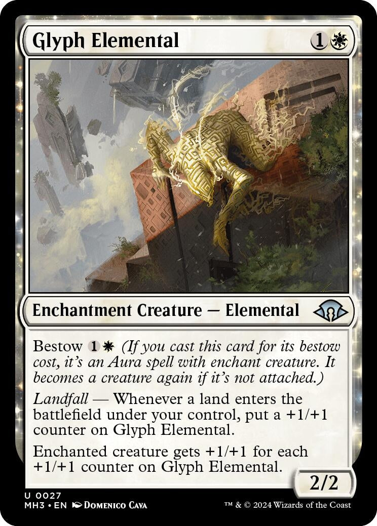 Glyph Elemental (27) [MH3] - MTG Single