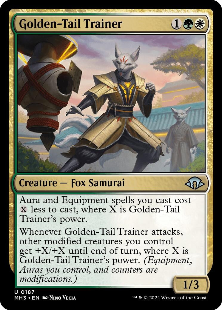 Golden-Tail Trainer (187) [MH3] - MTG Single