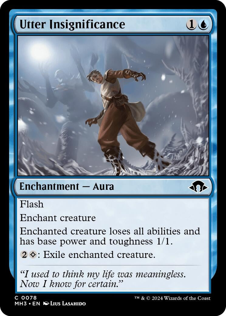 Utter Insignificance (78) [MH3] - MTG Single