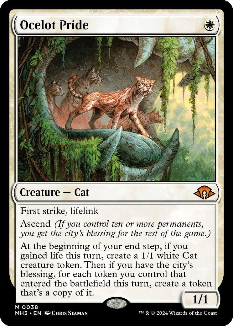 Ocelot Pride (38) [MH3] - MTG Single