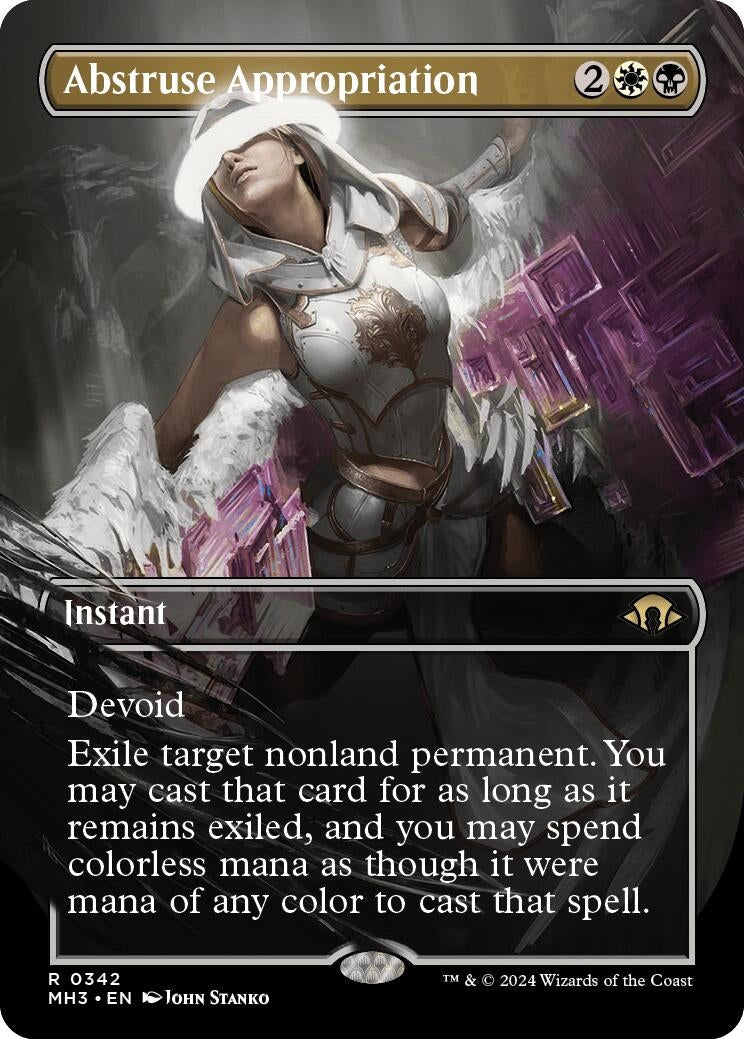 Abstruse Appropriation (Borderless) (342) [MH3] - MTG Single