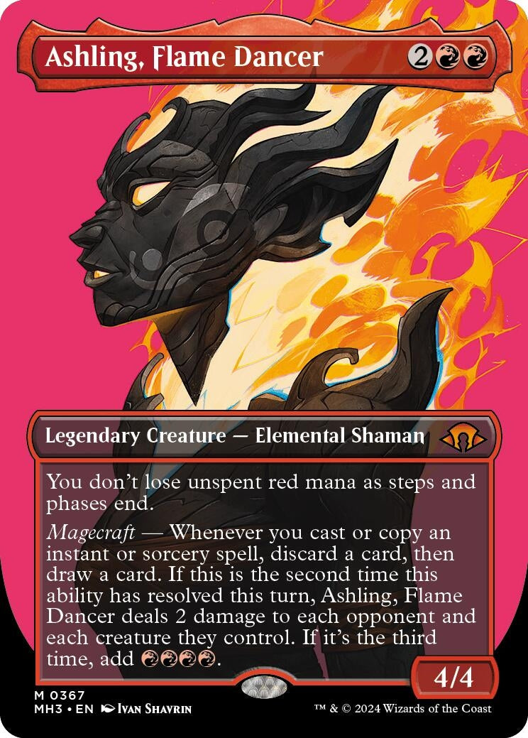 Ashling Flame Dancer (Borderless) (367) [MH3] - MTG Single
