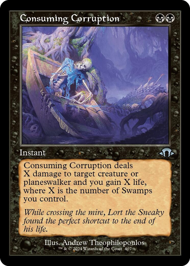 Consuming Corruption (Retro Frame) (407) [MH3] - MTG Single