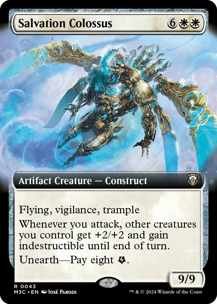 Salvation Colossus (Extended Art) (43) [M3C] - MTG Single